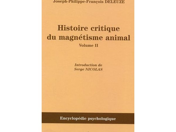 Histoire critique du magnétisme animal
